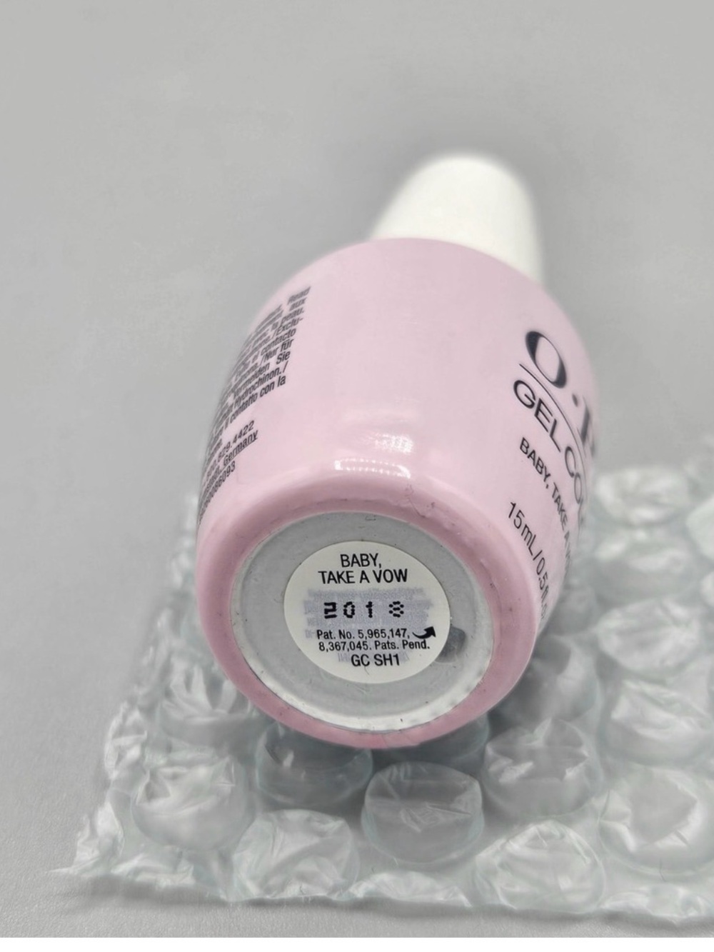 OPI GelColor Baby Take a Vow GC SH1 Sheer Pink Soak-Off Gel Polish 15mL 0.5oz